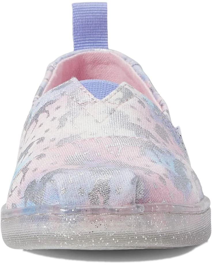 TOMS Kids Foil Unicorn Tie-Dye Knit Alpargata (Little Kid/Big Kid) | Loafers 2 TOMS Kids Foil Unicorn Tie-Dye Knit Alpargata (Little Kid/Big Kid) | Loafers - Image 2