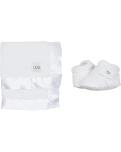 UGG Kids Bixbee Bootie and Lovey Blanket Set (Infant/Toddler) | Crib Shoes