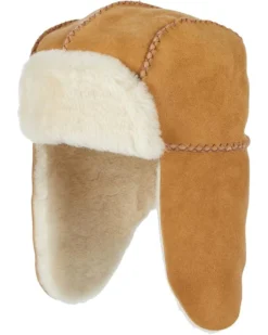 UGG Kids Water Resistant Sheepskin Trapper (Toddler/Little Kids) | Hats
