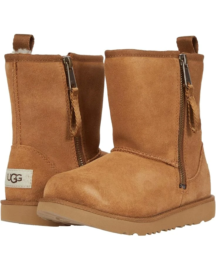 UGG Kids Classic Short Dual Zip II (Toddler/Little Kid/Big Kid) | Boots 1 UGG Kids Classic Short Dual Zip II (Toddler/Little Kid/Big Kid) | Boots
